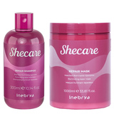 Серия Shecare Ice Cream для профессионального восстановления волос от Inebrya
