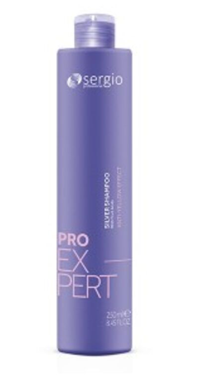 Sergio Professional Шампунь для светлых волос Silver с антижелтым эффектом Pro Expert