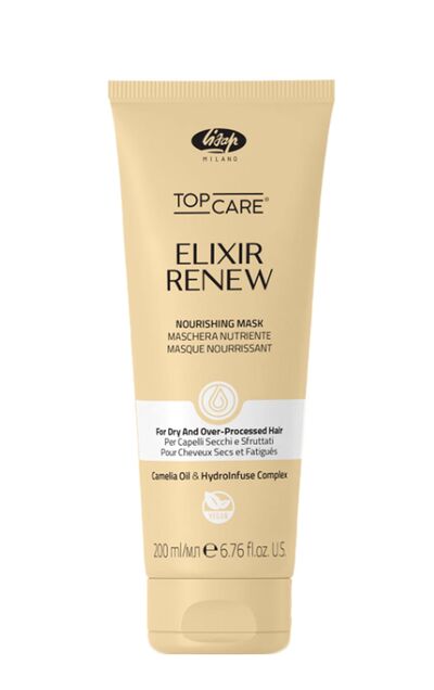 Lisap Маска увлажняющая и восстанавливающая для сухих и поврежденных волос Elixir Renew Top Care