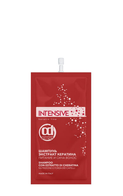 Constant Delight Шампунь с экстрактом кератина для питания и сила волос Intensive