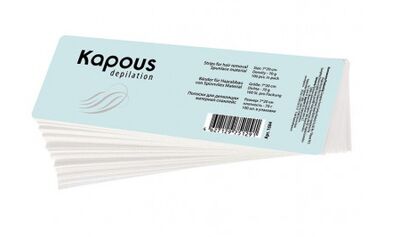 Kapous Полоски для депиляции 7*20 см 100 шт