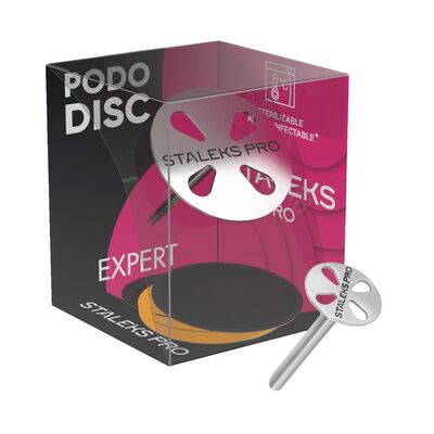 Staleks Педикюрный диск в комплекте со сменным файлом-кольцом Pododisk Pro Expert, 5 шт