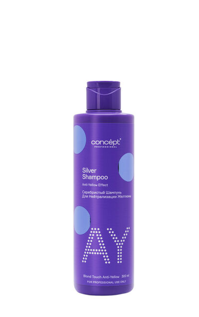 Concept Шампунь серебристый для светлых оттенков Silver Shampoo Anti-yellow Effect