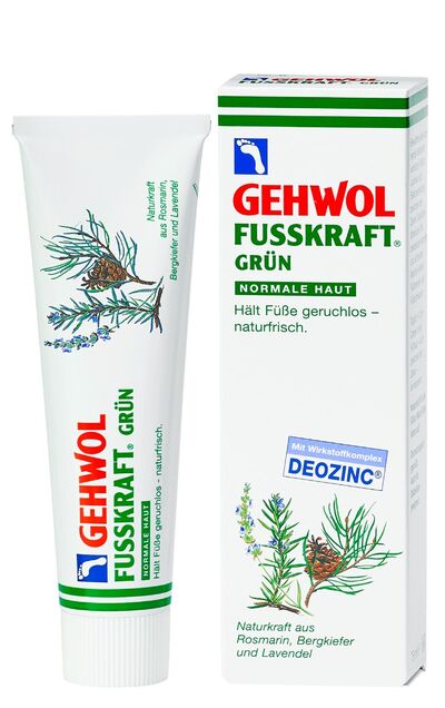 Gehwol Крем для нормализации потоотделения для ног Зеленый Fusskraft Green