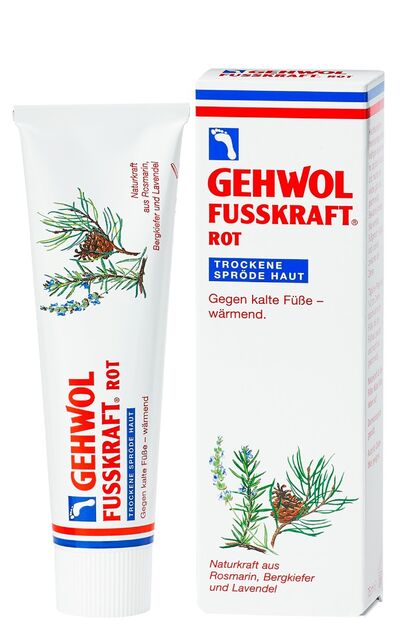 Gehwol Согревающий бальзам для уставших ног Красный Fusskraft Red