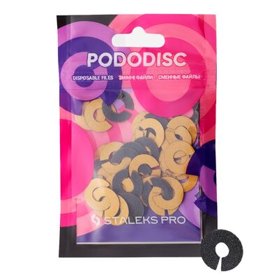 Staleks Сменные файлы-кольца для педикюрного диска Pododisk Pro M, 50 шт
