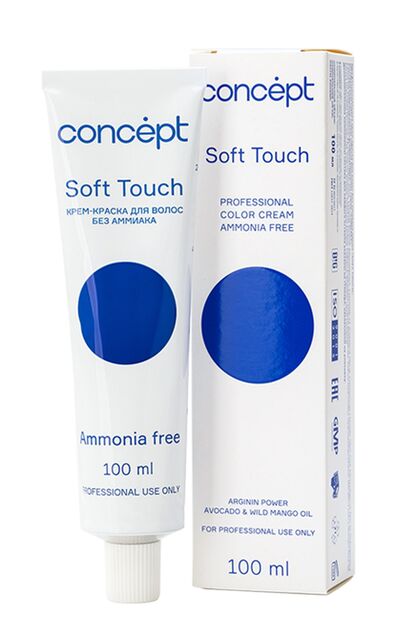 Concept Крем-краска без аммиака для волос Soft Touch, 100 мл