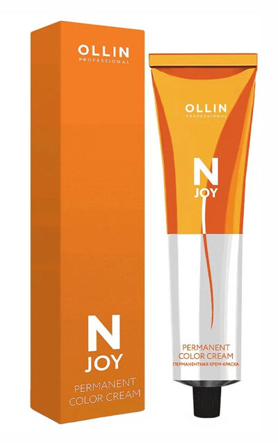Ollin Professional Крем-краска перманентная для волос N-Joy, 100 мл