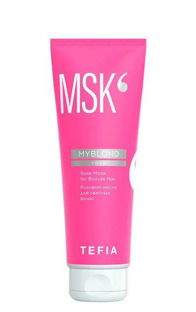 Tefia Розовая маска для светлых волос Rose My Blond