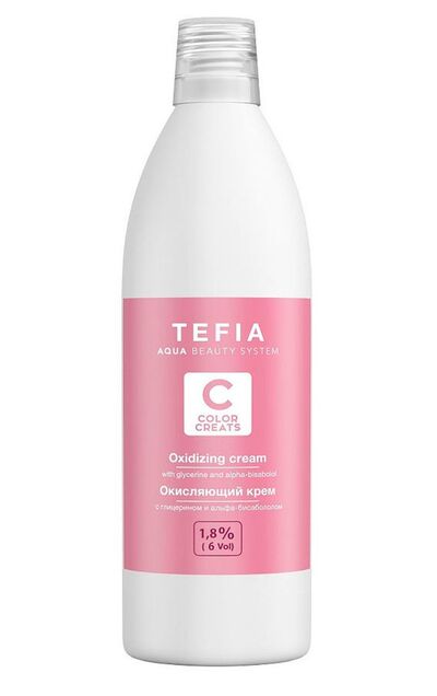 Tefia Окисляющий крем с глицерином и альфа-бисабололом Color Creats, 1000 мл