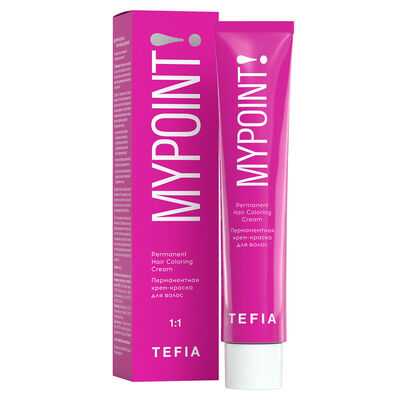 Tefia Перманентная крем-краска для волос My Point, 60 мл