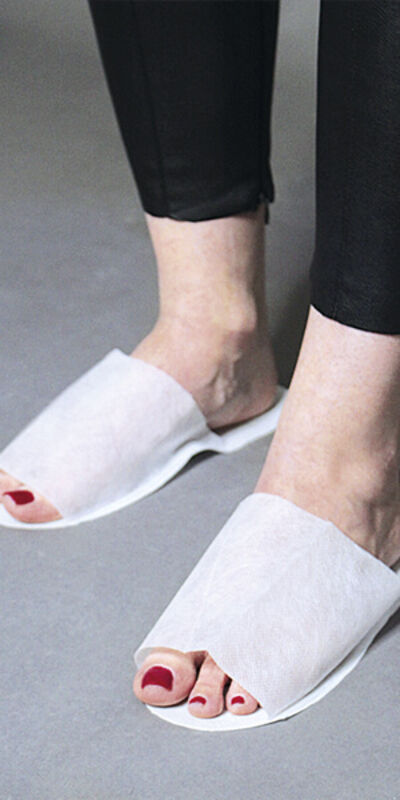 Sergio Тапочки с открытым мысом, 25 пар