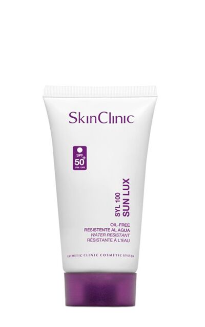 SkinClinic Солнцезащитный водостойкий крем без масел SYL 100 Sun Lux SPF50+