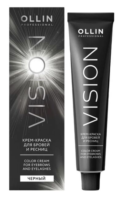 Ollin Крем-краска для бровей и ресниц Vision, 20 мл