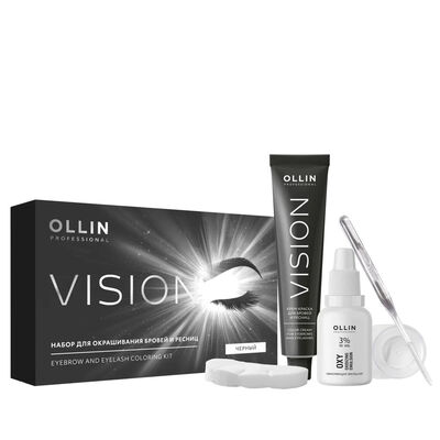 Ollin Набор для окрашивания бровей и ресниц Vision