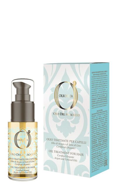 Barex Масло-уход с маслом арганы и маслом семян льна OLS Oro del Marocco