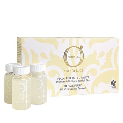 Barex Флюид восстанавливающий с протеинами шелка и семенем льна OLS Oro di Luce
