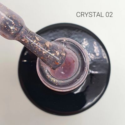 Black Professional Гель-лак с поталью Crystal, 8 мл