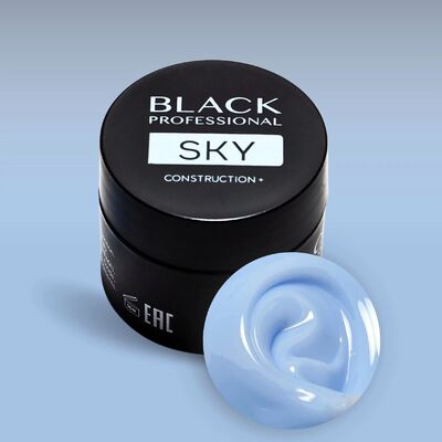 Black Professional Гель конструирующий Construction Sky