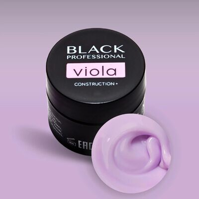 Black Professional Гель конструирующий Construction Viola