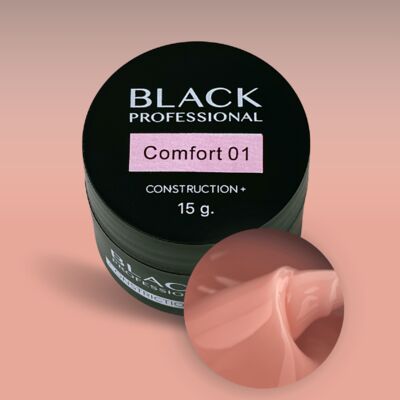 Black Professional Гель конструирующий Construction Comfort 01