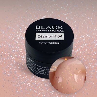 Black Professional Гель конструирующий Construction Diamond 04