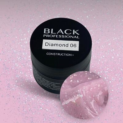 Black Professional Гель конструирующий Construction Diamond 06