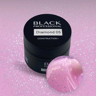 Black Professional Гель конструирующий Construction Diamond 05