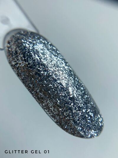 Black Professional Глиттер гель Glitter, 5 мл