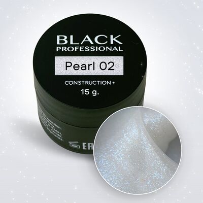 Black Professional Гель конструирующий Construction Pearl 02
