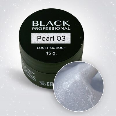 Black Professional Гель конструирующий Construction Pearl 03