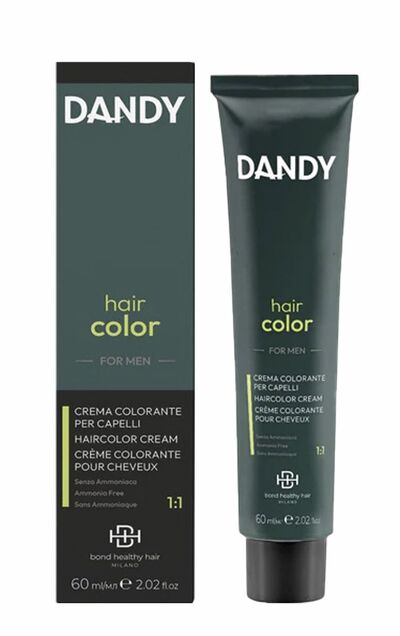 Lisap Мужской безаммиачный краситель для волос BHH Dandy, 60 мл