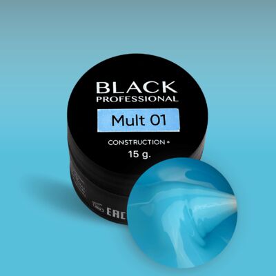 Black Professional Гель конструирующий Construction Mult 01