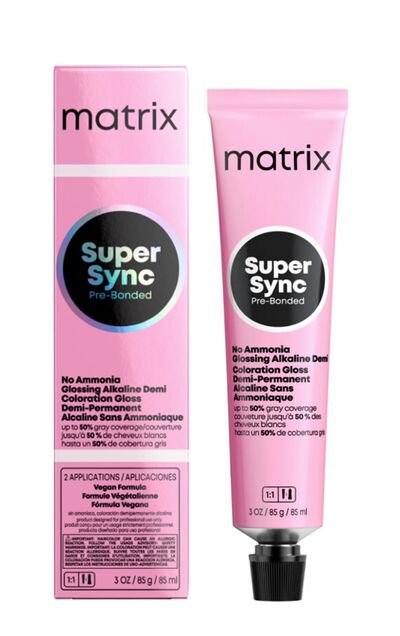 Matrix Безаммиачный щелочной краситель Pre-bonded Super Sync, 90 мл