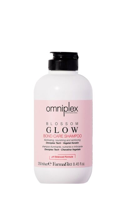 FarmaVita Шампунь восстанавливающий с растительным кератином и макадамии Blossom Glow Omniplex