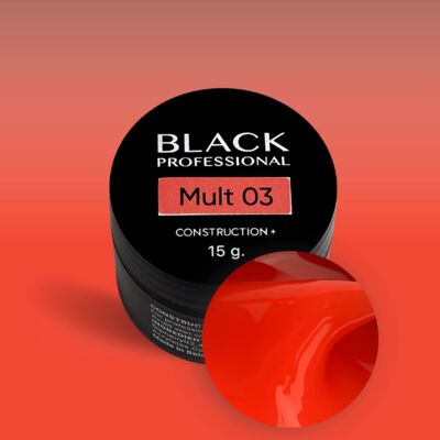 Black Professional Гель конструирующий Construction Mult 03