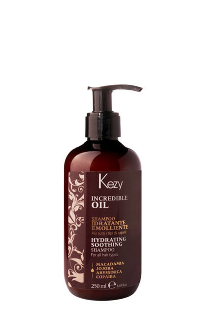Kezy Шампунь увлажняющий и разглаживающий для всех типов волос Incredible Oil