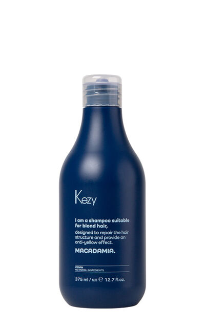 Kezy Шампунь нейтрализующий желтизну для светлых волос I AM MACADAMIA