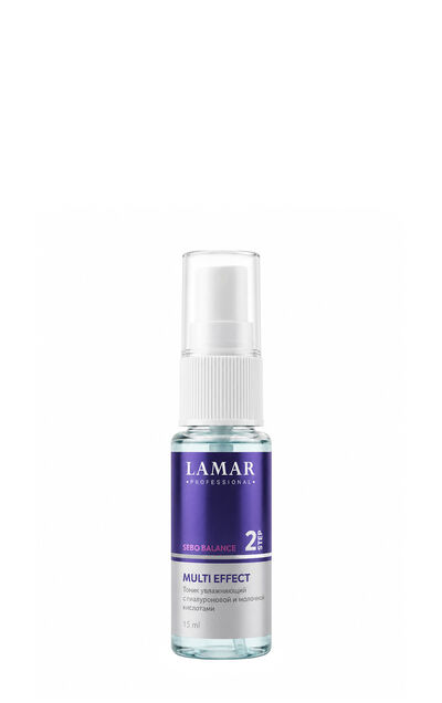Lamar Professional Тоник увлажняющий с гиалуроновой и молочной кислотами Multi Effect Sebo Balance