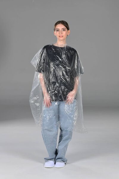 Чистовье Пеньюар из полиэтилена прозрачный Стандарт, 160х120 см