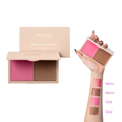 Paese Палетка кремовая для контуринга Kiss My Cheeks, 15 г