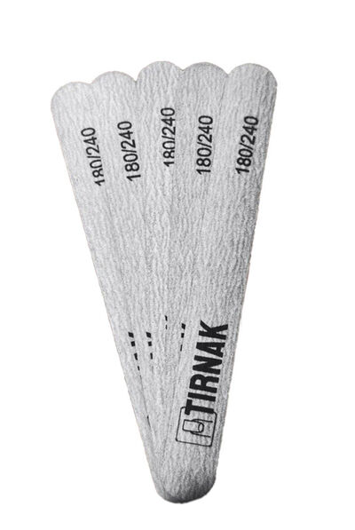 Tirnak Пилка прямая для ногтей, 180/240 грит