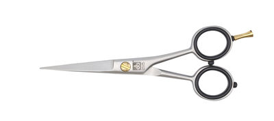 Dewal Ножницы парикмахерские прямые с микронасечками 3333 Basic Step Pro