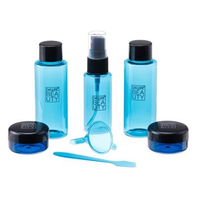 Dewal Набор мини баночек дорожный для путешествий Beauty, 7 предметов