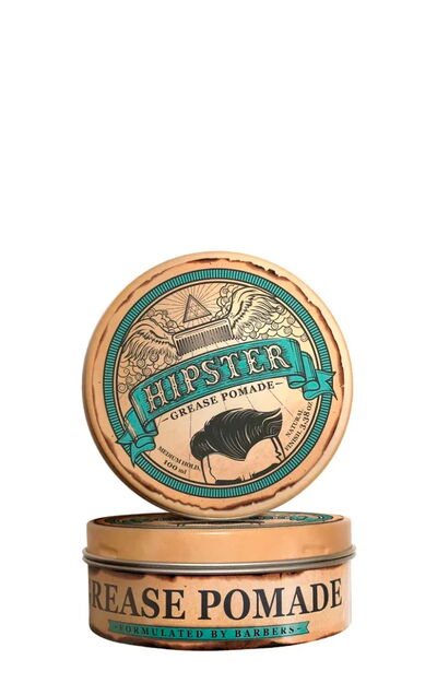 Hipster Бриолин средней фиксации для укладки волос Grease Pomade